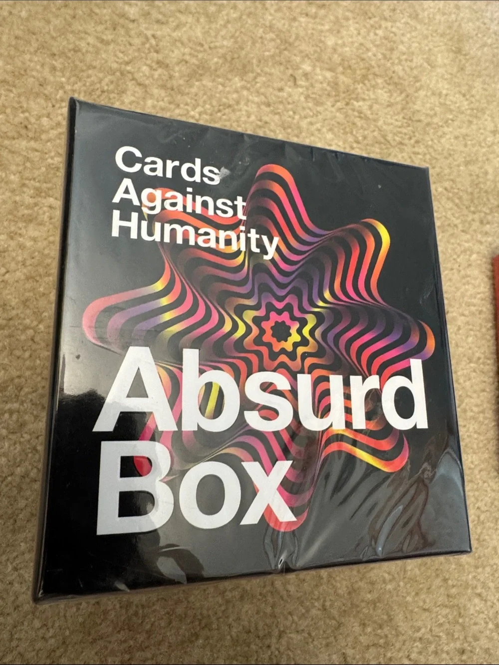 Cards Against Humanity Absurd Box - Black with Multicolor Design